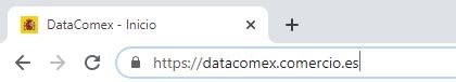 Manual Datacomex